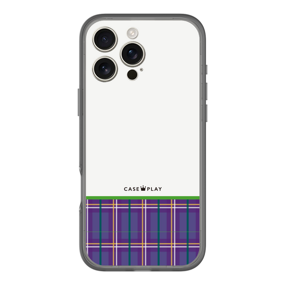 分離ケース［ CASEPLAY Tartan Check - Purple ］