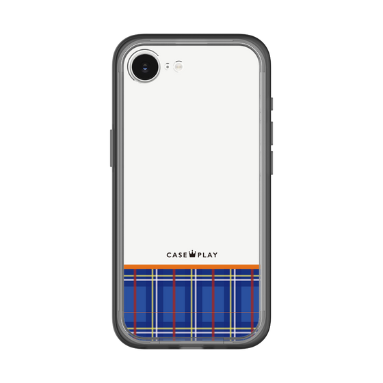 スリムプロテクションプレミアムケース［ CASEPLAY Tartan Check - Blue ］