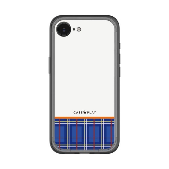 スリムプロテクションプレミアムケース［ CASEPLAY Tartan Check - Blue ］