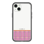 スリムプロテクションプレミアムケース［ CASEPLAY Tartan Check - Pink ］