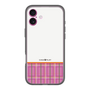 スリムプロテクションプレミアムケース［ CASEPLAY Tartan Check - Pink ］