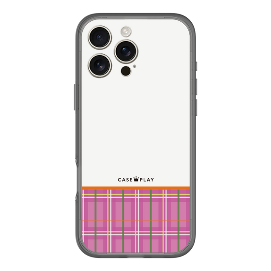 分離ケース［ CASEPLAY Tartan Check - Pink ］