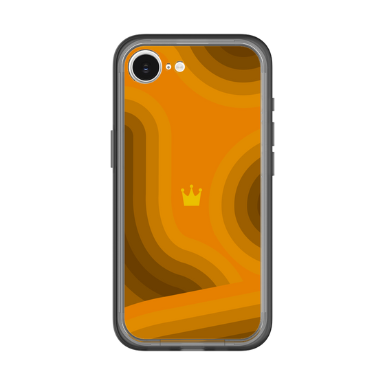 スリムプロテクションプレミアムケース［ CASEPLAY Winding Pattern - Orange ］