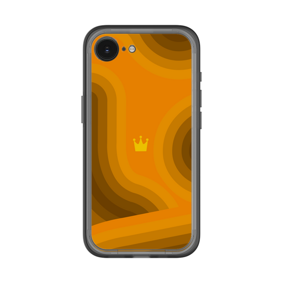 スリムプロテクションプレミアムケース［ CASEPLAY Winding Pattern - Orange ］