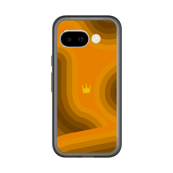 スリムプロテクションプレミアムケース［ CASEPLAY Winding Pattern - Orange ］