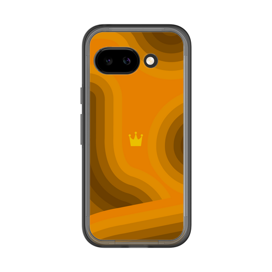 スリムプロテクションプレミアムケース［ CASEPLAY Winding Pattern - Orange ］