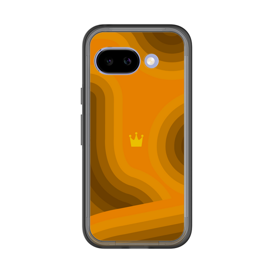 スリムプロテクションプレミアムケース［ CASEPLAY Winding Pattern - Orange ］