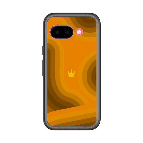 スリムプロテクションプレミアムケース［ CASEPLAY Winding Pattern - Orange ］