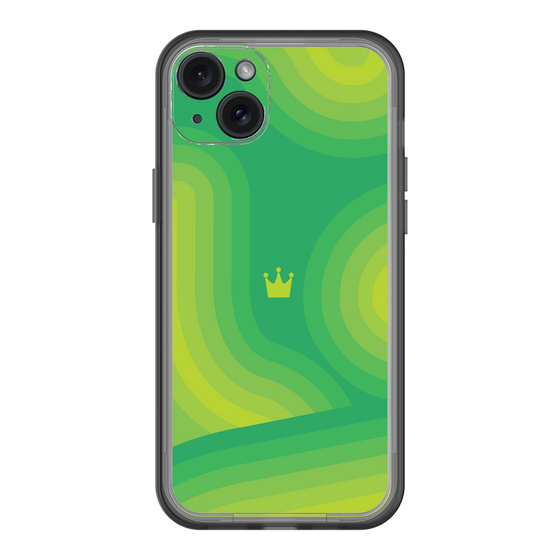 スリムプロテクションプレミアムケース［ CASEPLAY Winding Pattern - Green ］