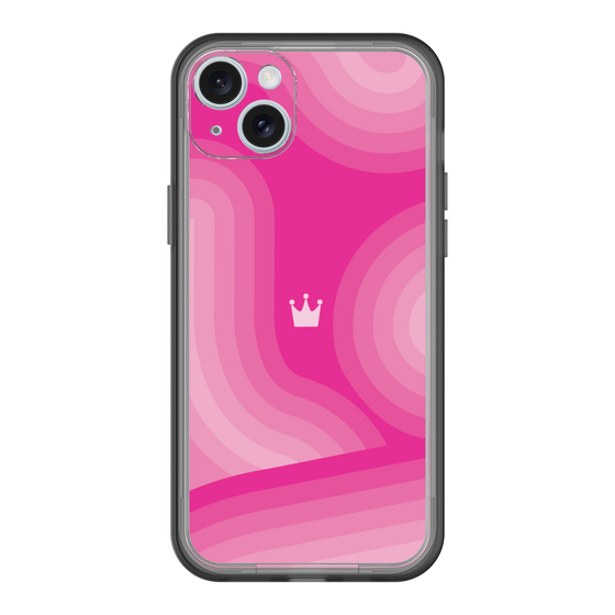 スリムプロテクションプレミアムケース［ CASEPLAY Winding Pattern - Pink ］