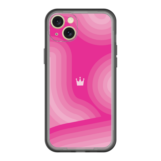 スリムプロテクションプレミアムケース［ CASEPLAY Winding Pattern - Pink ］