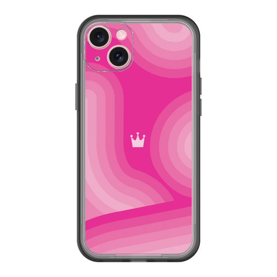 スリムプロテクションプレミアムケース［ CASEPLAY Winding Pattern - Pink ］