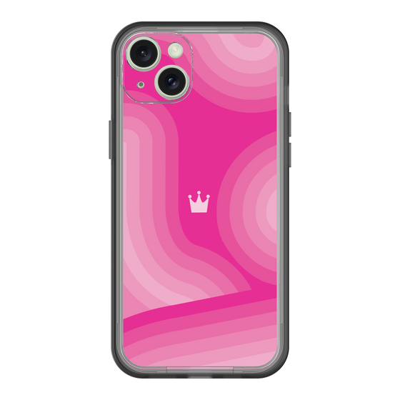 スリムプロテクションプレミアムケース［ CASEPLAY Winding Pattern - Pink ］