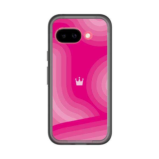 スリムプロテクションプレミアムケース［ CASEPLAY Winding Pattern - Pink ］