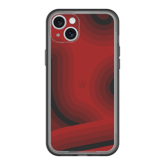 スリムプロテクションプレミアムケース［ CASEPLAY Winding Pattern - Red ］