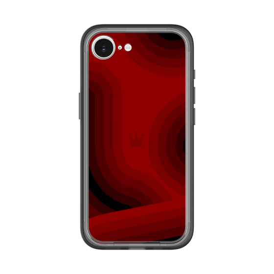 スリムプロテクションプレミアムケース［ CASEPLAY Winding Pattern - Red ］