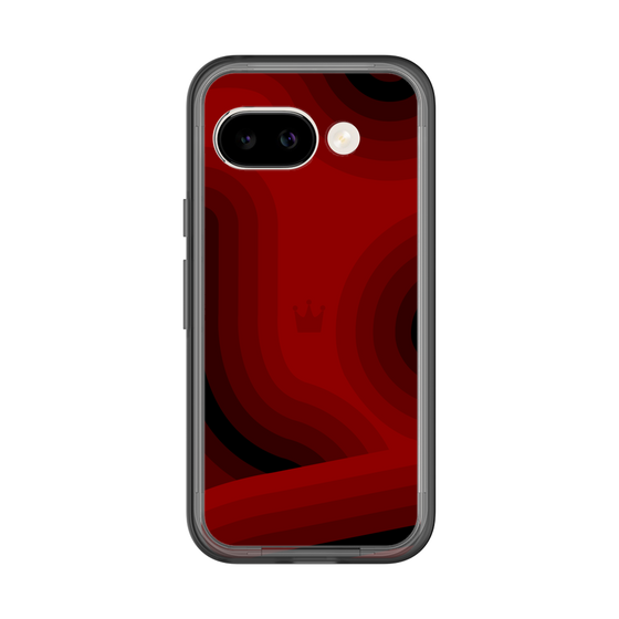 スリムプロテクションプレミアムケース［ CASEPLAY Winding Pattern - Red ］