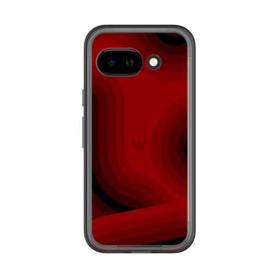 スリムプロテクションプレミアムケース［ CASEPLAY Winding Pattern - Red ］