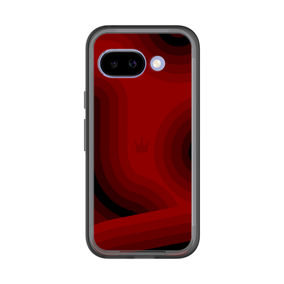 スリムプロテクションプレミアムケース［ CASEPLAY Winding Pattern - Red ］