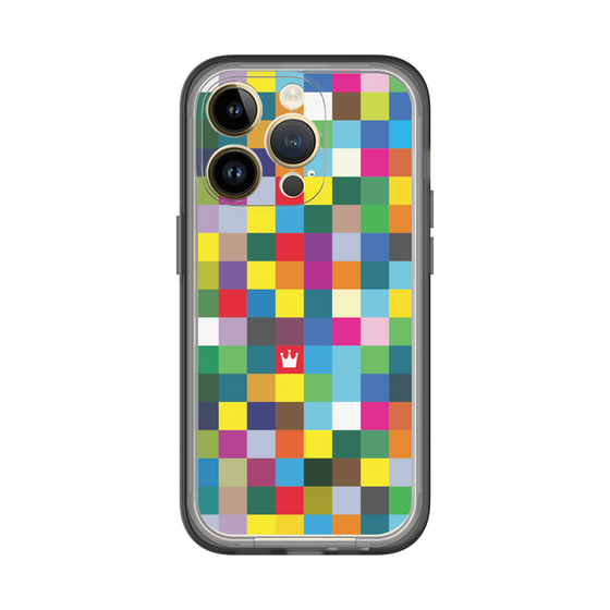 スリムプロテクションプレミアムケース［ CASEPLAY Rainbow Check ］