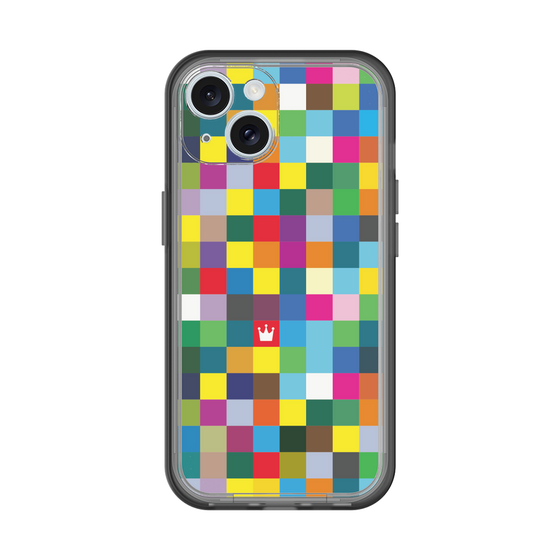 スリムプロテクションプレミアムケース［ CASEPLAY Rainbow Check ］