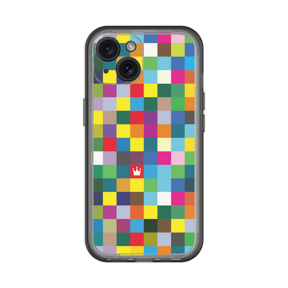 スリムプロテクションプレミアムケース［ CASEPLAY Rainbow Check ］