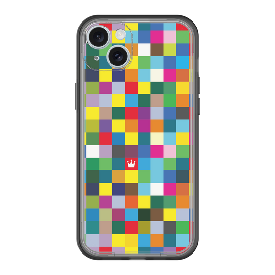 スリムプロテクションプレミアムケース［ CASEPLAY Rainbow Check ］