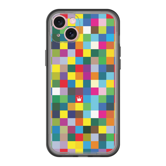 スリムプロテクションプレミアムケース［ CASEPLAY Rainbow Check ］