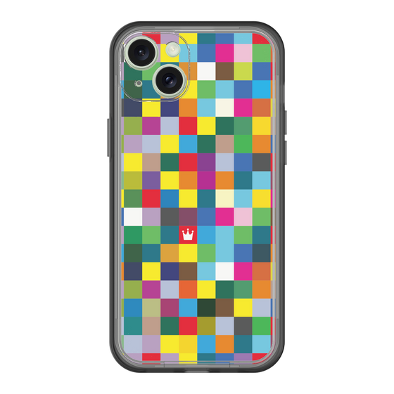スリムプロテクションプレミアムケース［ CASEPLAY Rainbow Check ］