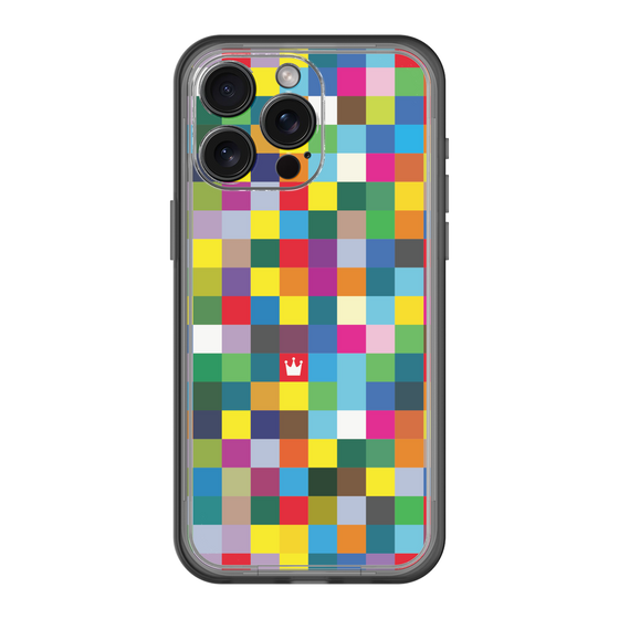スリムプロテクションプレミアムケース［ CASEPLAY Rainbow Check ］
