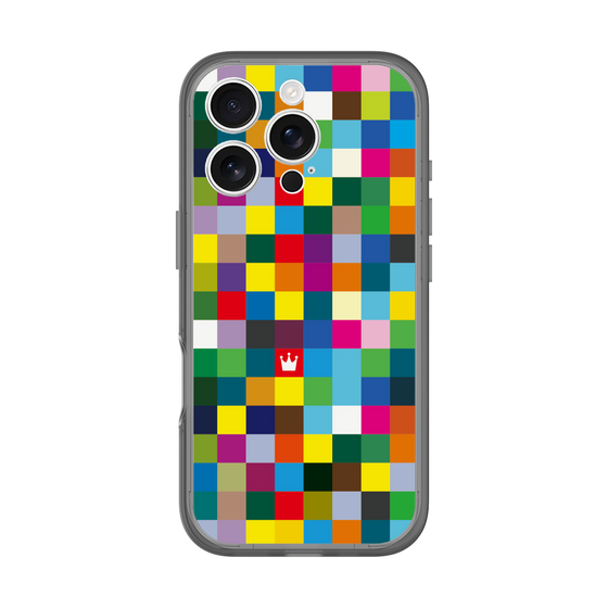 スリムプロテクションプレミアムケース［ CASEPLAY Rainbow Check ］