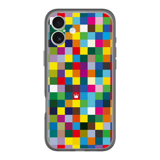 スリムプロテクションプレミアムケース［ CASEPLAY Rainbow Check ］