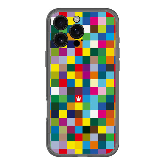 スリムプロテクションプレミアムケース［ CASEPLAY Rainbow Check ］