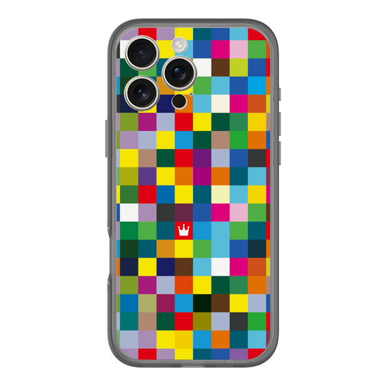 スリムプロテクションプレミアムケース［ CASEPLAY Rainbow Check ］