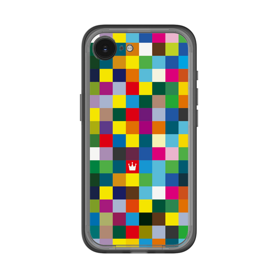 スリムプロテクションプレミアムケース［ CASEPLAY Rainbow Check ］