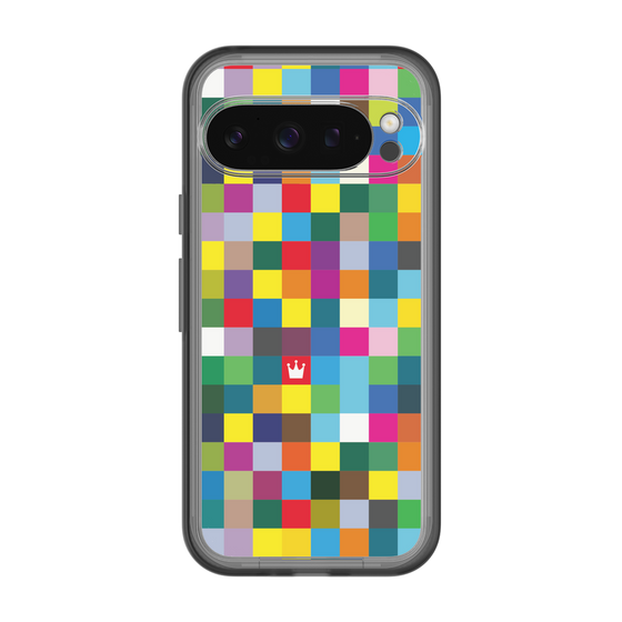 スリムプロテクションプレミアムケース［ CASEPLAY Rainbow Check ］