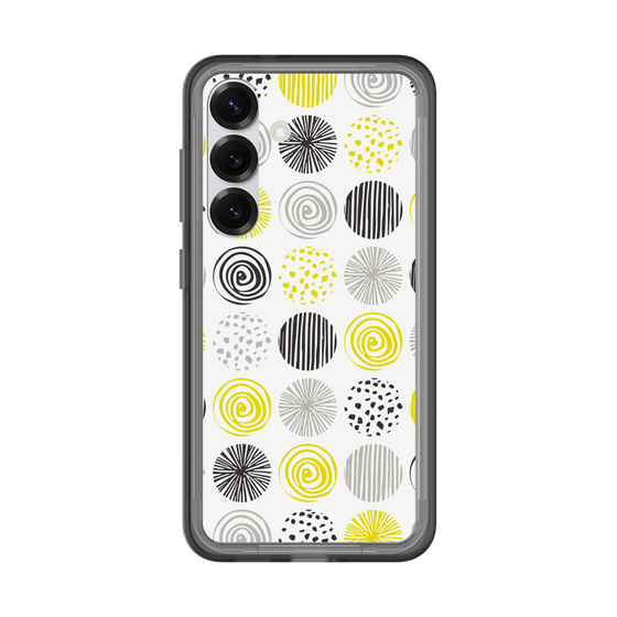 スリムプロテクションプレミアムケース［ Nordic Circle - Yellow ］