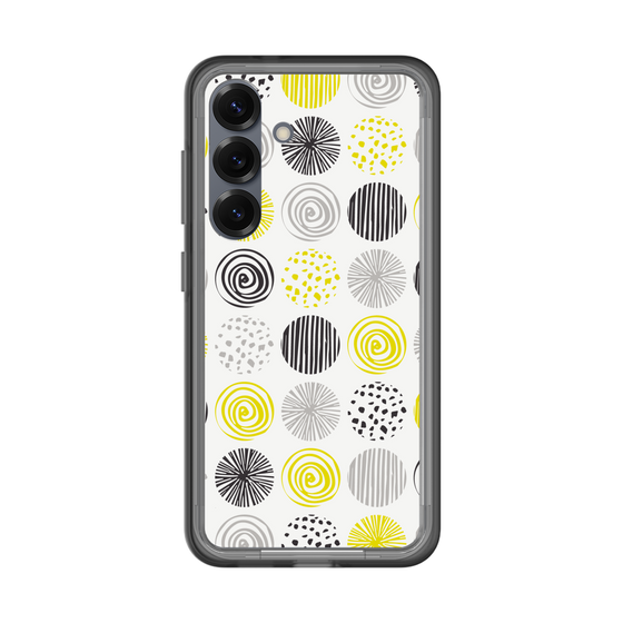 スリムプロテクションプレミアムケース［ Nordic Circle - Yellow ］