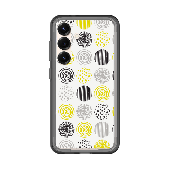 スリムプロテクションプレミアムケース［ Nordic Circle - Yellow ］