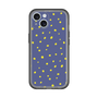 スリムプロテクションプレミアムケース［ Drawing Dot - Navy ］