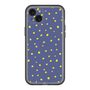 スリムプロテクションプレミアムケース［ Drawing Dot - Navy ］