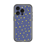 スリムプロテクションプレミアムケース［ Drawing Dot - Navy ］