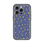 スリムプロテクションプレミアムケース［ Drawing Dot - Navy ］