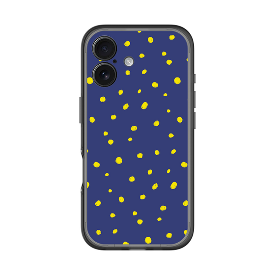 分離ケース［ Drawing Dot - Navy ］