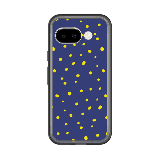 スリムプロテクションプレミアムケース［ Drawing Dot - Navy ］