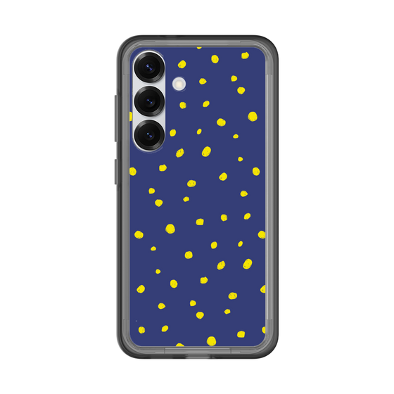 スリムプロテクションプレミアムケース［ Drawing Dot - Navy ］