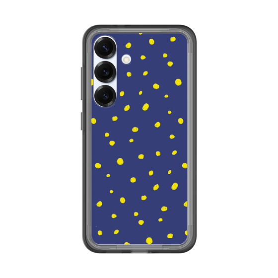 スリムプロテクションプレミアムケース［ Drawing Dot - Navy ］