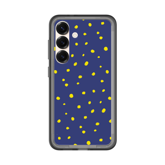 スリムプロテクションプレミアムケース［ Drawing Dot - Navy ］