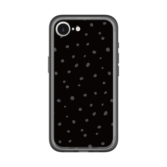 スリムプロテクションプレミアムケース［ Drawing Dot - Black ］