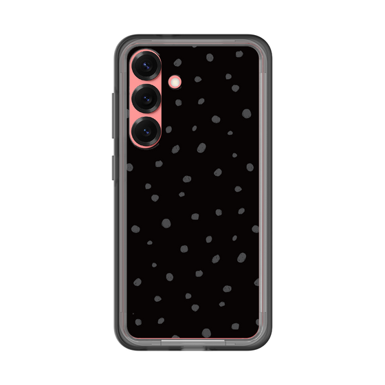スリムプロテクションプレミアムケース［ Drawing Dot - Black ］
